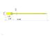 Picture of 14 1/2 Inch Standard Green Pull Tight Plastic Seal with Steel Locking Piece - 100 Pack - 2 of 4