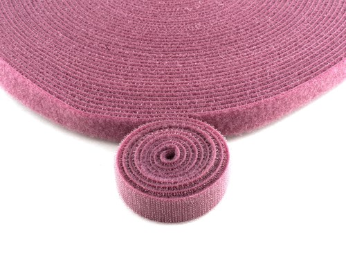 3/4 Inch Continuous Maroon Fire-Rated Hook and Loop Wrap - 25 Yards