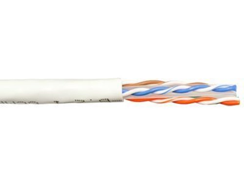 Solid Cat 6 Network Cable Pull Box - White, Plenum (CMP), No Spline - 1000 FT