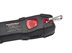 Rear view of Platinum tools black and red T62 recon test set with tool belt clip. - 2 of 4