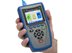 Front view of Platinum Tools Cable Prowler Cable Tester turned on being held inside palm of hand - 0 of 2