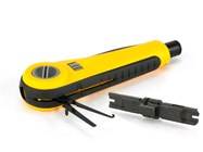 110 impact punchdown tool with blade and accessories