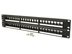 Rear view of 2U 48 port blank patch panel with mounting screws - 2 of 6