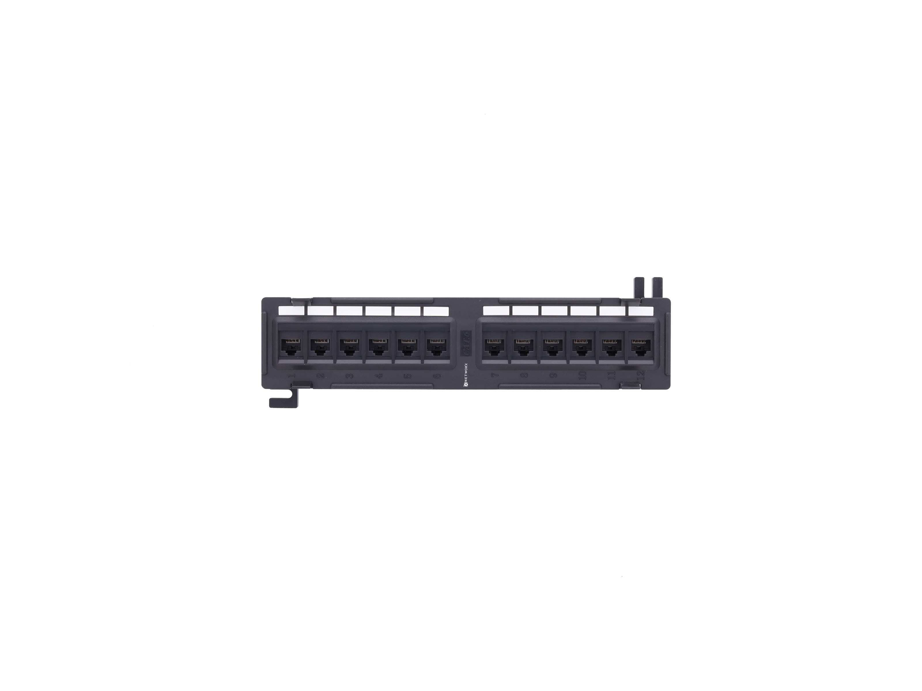 12 Port CAT6 Wall Mount Patch Panel 1U Computer Cable Store