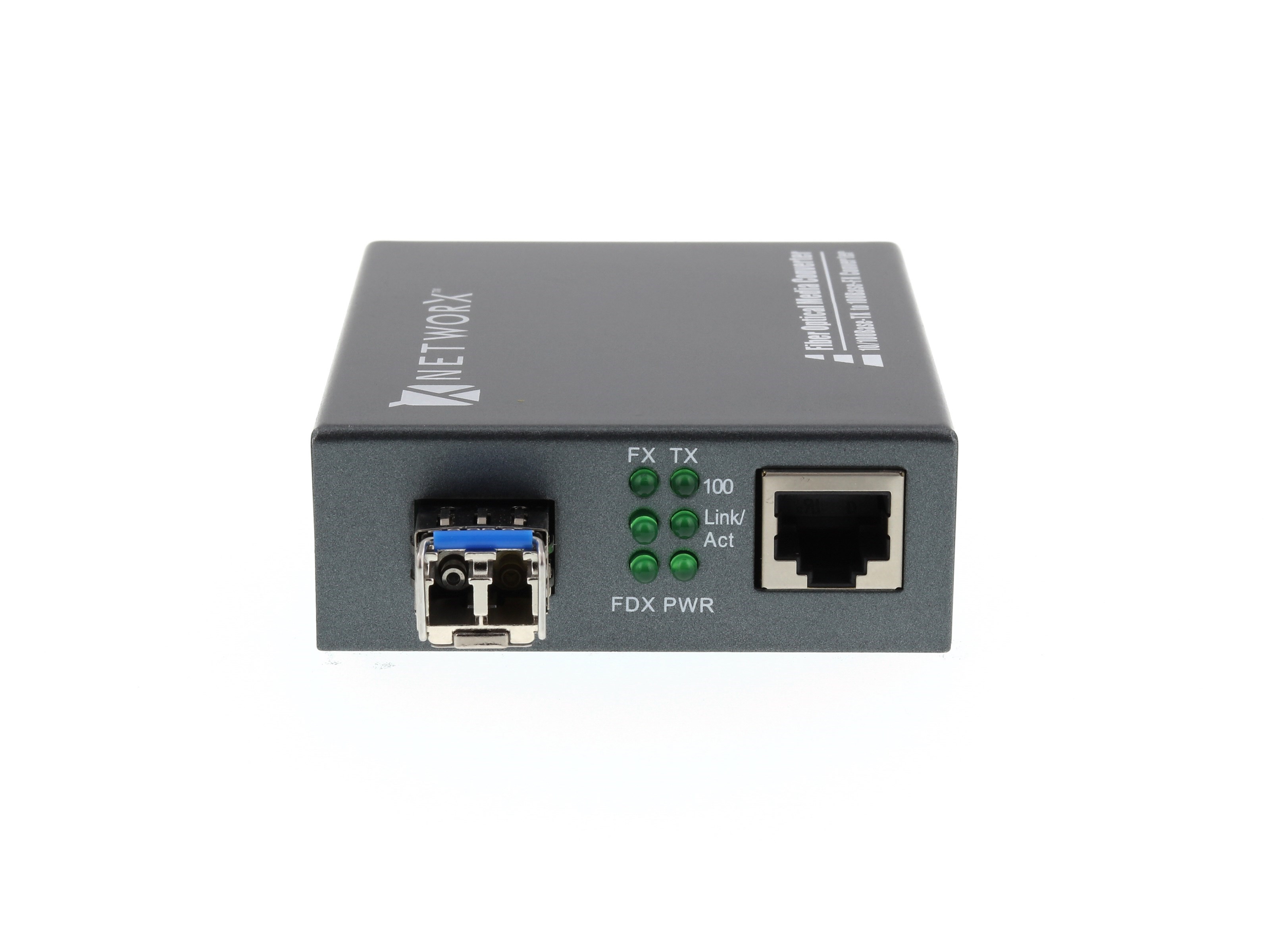 Fast Ethernet Fiber Media Converter - UTP to 100Base-SX - LC