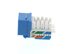 Picture of Cat 6 Keystone Jack 90 Degree 110 UTP - Blue - 1 of 9