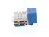Picture of Cat 6 Keystone Jack 90 Degree 110 UTP - Blue - 5 of 9