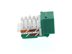 Picture of Cat 6 Keystone Jack 90 Degree 110 UTP - Green - 5 of 9