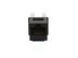 Picture of CAT 6 Keystone Jack 90 Degree 110 UTP - Black - 7 of 9