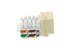 Picture of Cat 6 Keystone Jack 90 Degree 110 UTP - Ivory - 5 of 9