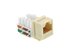 Picture of Cat 6 Keystone Jack 90 Degree 110 UTP - Ivory - 6 of 9