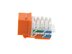 Picture of Cat 6 Keystone Jack 90 Degree 110 UTP - Orange - 1 of 9