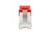 Picture of Cat 6 Keystone Jack 90 Degree 110 UTP - Red - 3 of 9