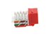 Picture of Cat 6 Keystone Jack 90 Degree 110 UTP - Red - 5 of 9
