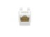Picture of Cat 6 Keystone Jack 90 Degree 110 UTP - White - 7 of 9