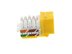 Picture of Cat 6 Keystone Jack 90 Degree 110 UTP - Yellow - 5 of 9