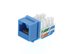 Picture of CAT5e Keystone Jack 90 Degree 110 UTP - Blue - 0 of 9