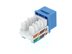 Picture of CAT5e Keystone Jack 90 Degree 110 UTP - Blue - 4 of 9