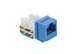 Picture of CAT5e Keystone Jack 90 Degree 110 UTP - Blue - 6 of 9