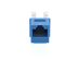 Picture of CAT5e Keystone Jack 90 Degree 110 UTP - Blue - 7 of 9