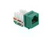 Picture of CAT5e Keystone Jack 90 Degree 110 UTP - Green - 6 of 9