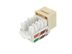 Picture of CAT5e Keystone Jack 90 Degree 110 UTP - Ivory - 4 of 9