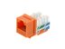 Picture of CAT5e Keystone Jack 90 Degree 110 UTP - Orange - 0 of 9