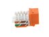 Picture of CAT5e Keystone Jack 90 Degree 110 UTP - Orange - 5 of 9