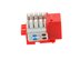 Picture of CAT5e Keystone Jack 90 Degree 110 UTP - Red - 5 of 9