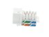 Picture of CAT5e Keystone Jack 90 Degree 110 UTP - White - 1 of 9