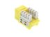 Picture of CAT5e Keystone Jack 90 Degree 110 UTP - Yellow - 2 of 9