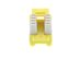 Picture of CAT5e Keystone Jack 90 Degree 110 UTP - Yellow - 3 of 9