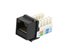 Picture of Cat 6 SpeedTerm Keystone Jack 90 Degree 110 UTP - Black - 0 of 12