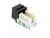Picture of Cat 6 SpeedTerm Keystone Jack 90 Degree 110 UTP - Black - 2 of 12