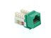 Picture of Cat 6 SpeedTerm Keystone Jack 90 Degree 110 UTP - Green - 6 of 12