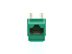 Picture of Cat 6 SpeedTerm Keystone Jack 90 Degree 110 UTP - Green - 7 of 12
