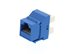 Picture of Cat 6 SpeedTerm Keystone Jack 180 Degree 110 UTP - Blue - 0 of 13