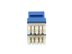Picture of Cat 6 SpeedTerm Keystone Jack 180 Degree 110 UTP - Blue - 3 of 13