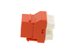Picture of Cat 6 SpeedTerm Keystone Jack 180 Degree 110 UTP - Orange - 1 of 12