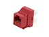 Picture of Cat 6 SpeedTerm Keystone Jack 180 Degree 110 UTP - Red - 0 of 12