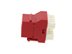Picture of Cat 6 SpeedTerm Keystone Jack 180 Degree 110 UTP - Red - 1 of 12