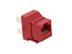 Picture of Cat 6 SpeedTerm Keystone Jack 180 Degree 110 UTP - Red - 6 of 12