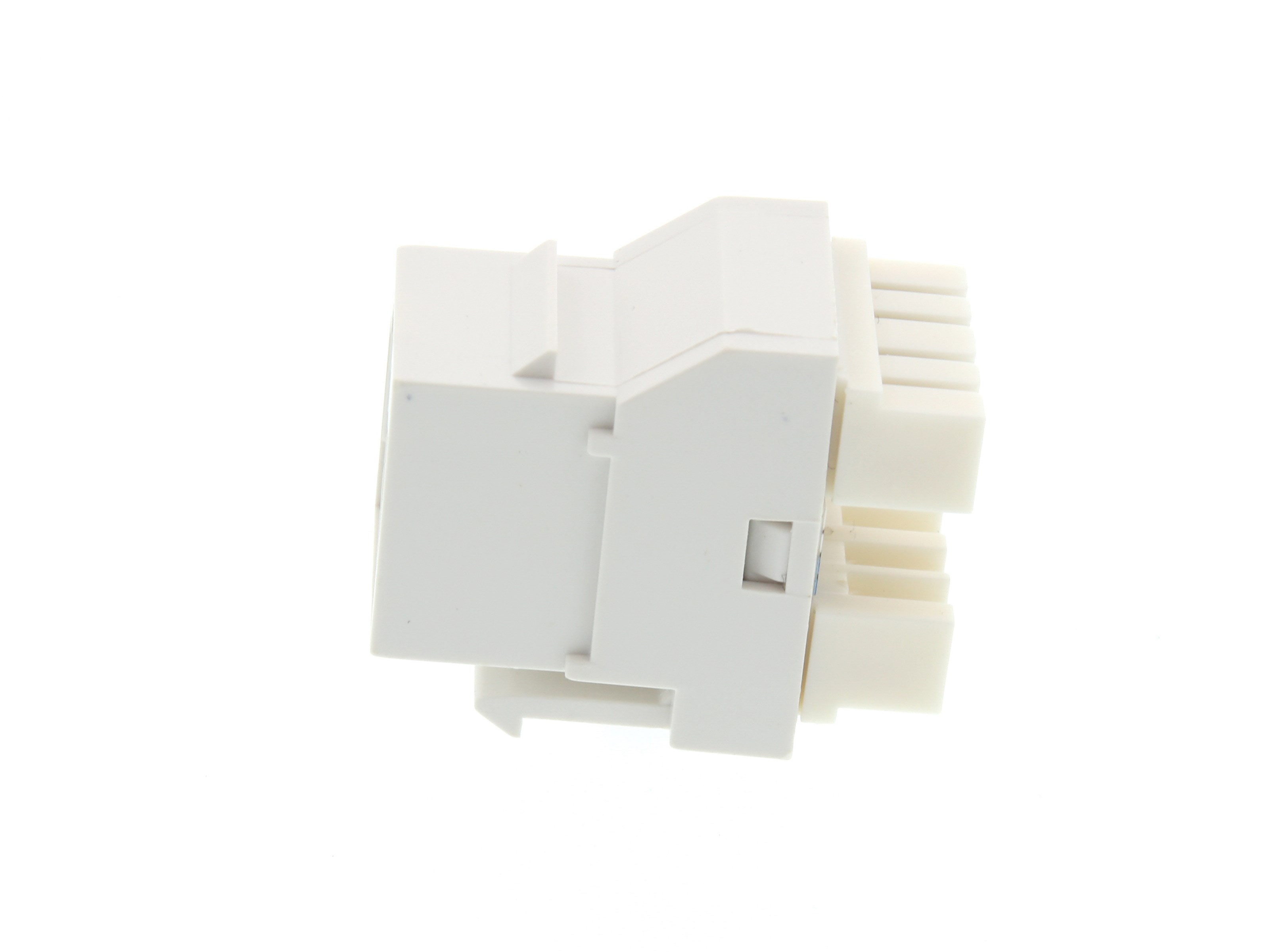 CAT6 SpeedTerm Keystone Jack 180 Degree 110 UTP - White | Computer