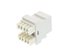 Picture of Cat 6 SpeedTerm Keystone Jack 180 Degree 110 UTP - White - 4 of 13