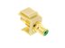 Picture of Feed Through Keystone Jack - RCA (Component / Composite) - Ivory - Color Coded Green - 2 of 8