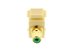 Picture of Feed Through Keystone Jack - RCA (Component / Composite) - Ivory - Color Coded Green - 3 of 8