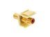 Picture of Feed Through Keystone Jack - RCA (Component / Composite) - Ivory - Color Coded Red - 6 of 8