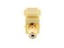 Picture of Feed Through Keystone Jack - RCA (Component / Composite) - Ivory - Color Coded White - 3 of 8