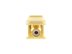 Picture of Feed Through Keystone Jack - RCA (Component / Composite) - Ivory - Color Coded White - 7 of 8