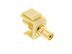 Picture of Feed Through Keystone Jack - RCA (Component / Composite) - Ivory - Color Coded Yellow - 2 of 8